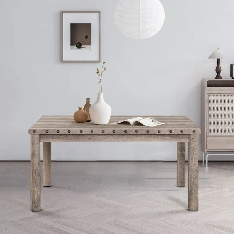 Rustikaler rechteckiger Esstisch im Landhausstil, Premium-Holz