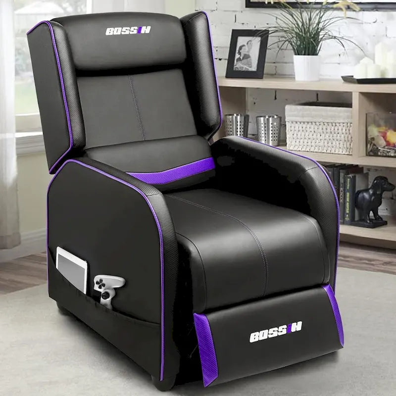Ergonomisches Gaming-Einzelsofa aus PU-Leder für das Wohnzimmer