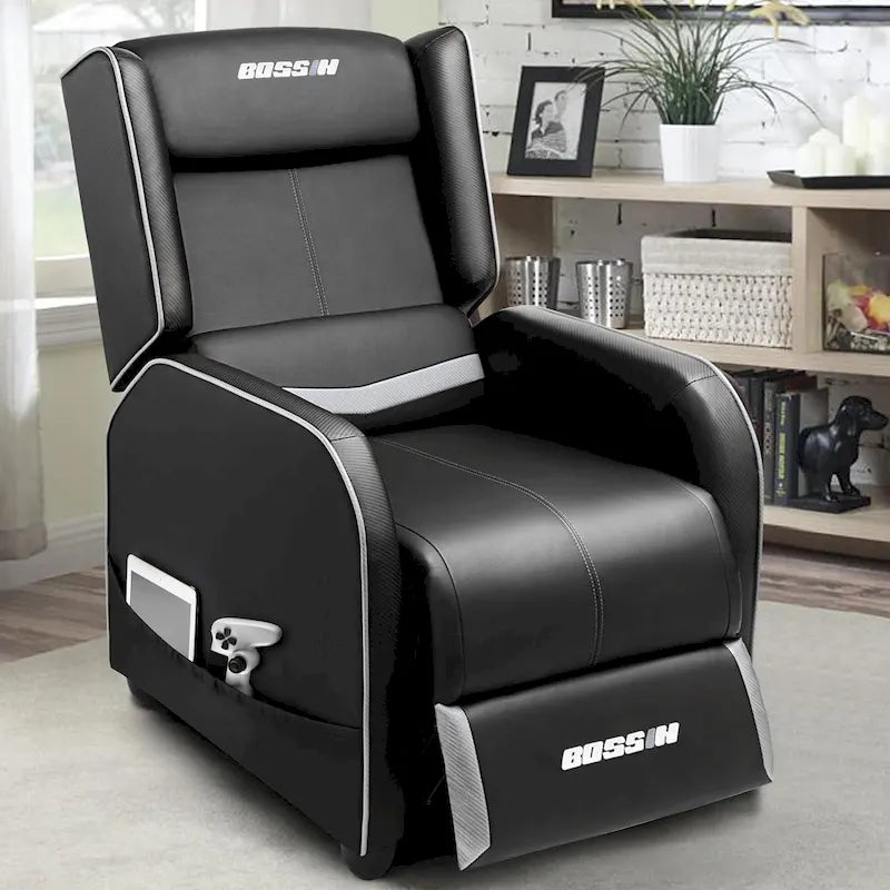 Ergonomisches Gaming-Einzelsofa aus PU-Leder für das Wohnzimmer