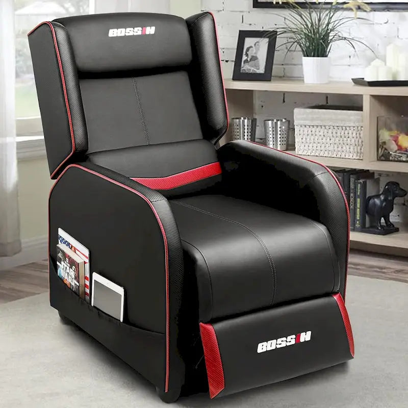 Ergonomisches Gaming-Einzelsofa aus PU-Leder für das Wohnzimmer