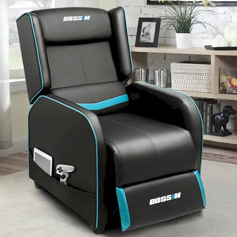 Ergonomisches Gaming-Einzelsofa aus PU-Leder für das Wohnzimmer
