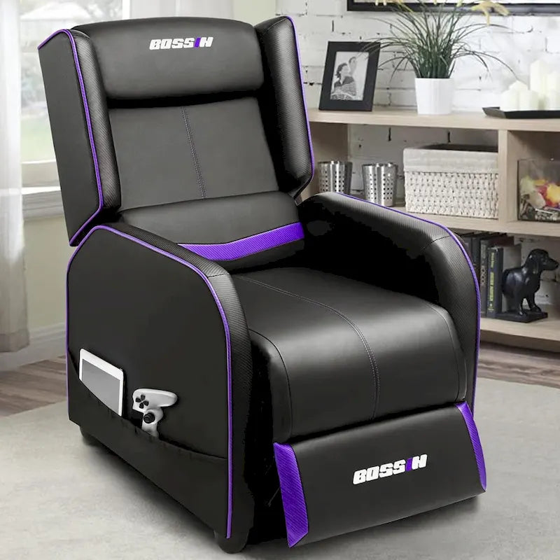 Ergonomisches Gaming-Einzelsofa aus PU-Leder für das Wohnzimmer