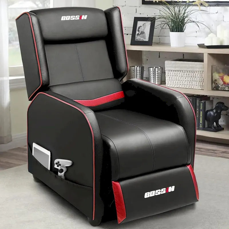 Ergonomisches Gaming-Einzelsofa aus PU-Leder für das Wohnzimmer