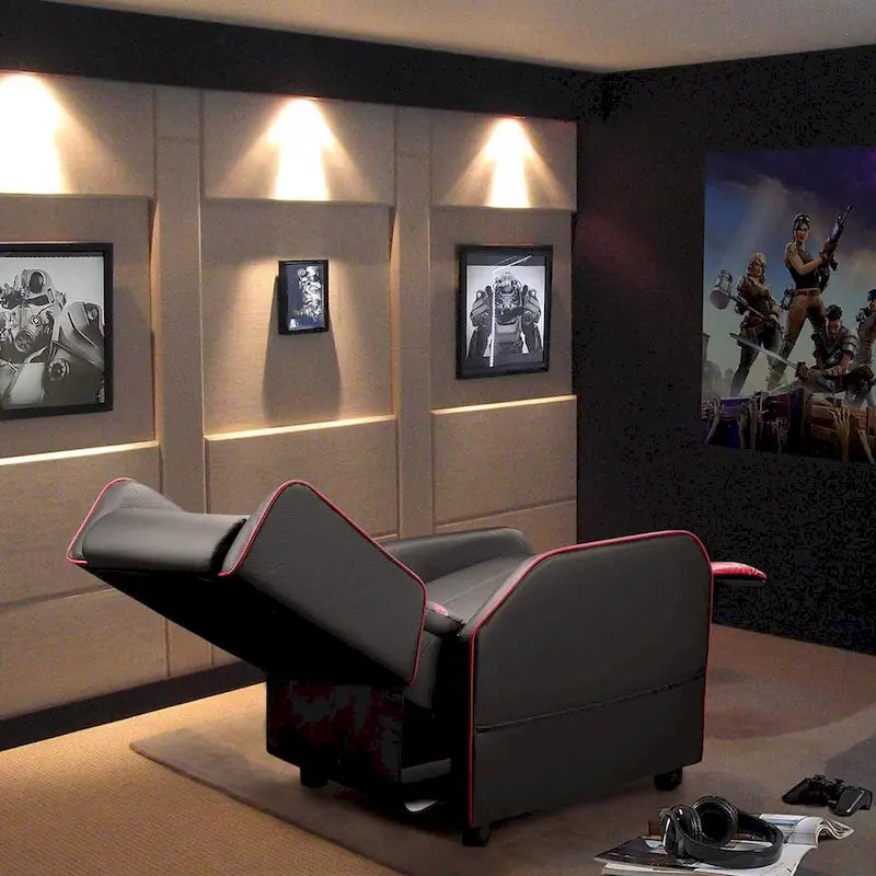 Ergonomisches Gaming-Einzelsofa aus PU-Leder für das Wohnzimmer