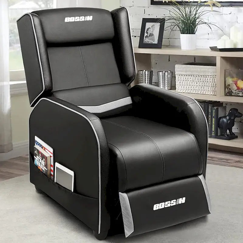 Ergonomisches Gaming-Einzelsofa aus PU-Leder für das Wohnzimmer