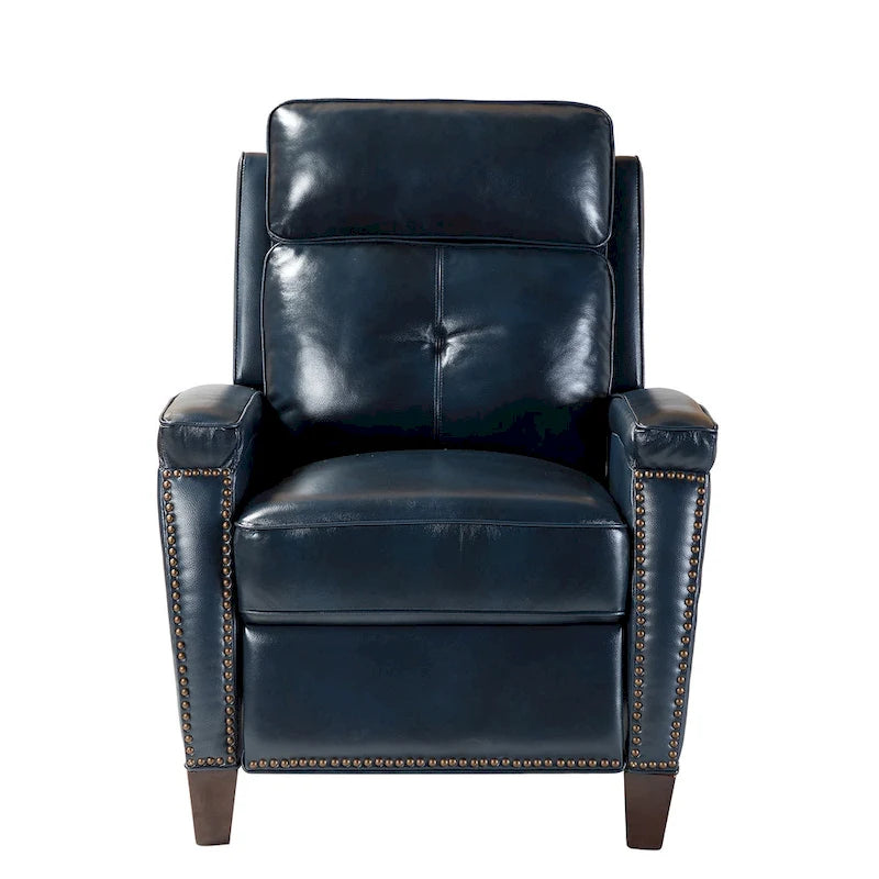Mid-Century Modern Pushback-Liegesessel mit Nagelbesatz