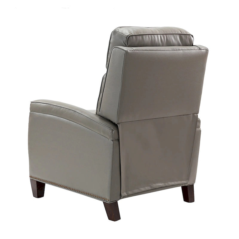 Mid-Century Modern Pushback-Liegesessel mit Nagelbesatz