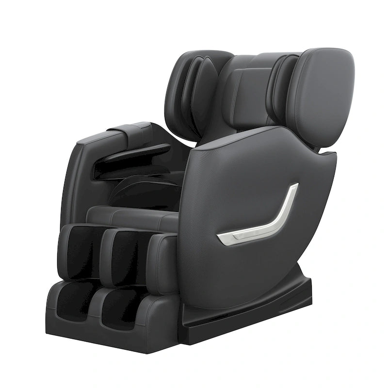 Ganzkörpermassage-Sessel mit Schwerelosigkeitsfunktion, Bluetooth-Lautsprecher und Fußroller