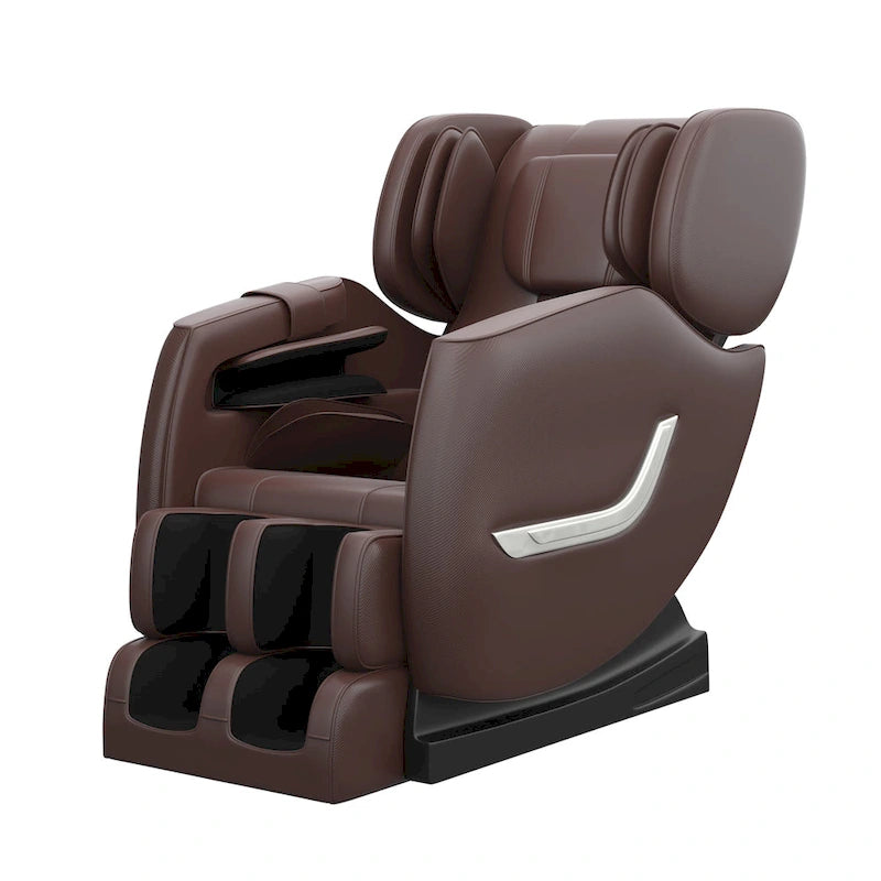 Ganzkörpermassage-Sessel mit Schwerelosigkeitsfunktion, Bluetooth-Lautsprecher und Fußroller