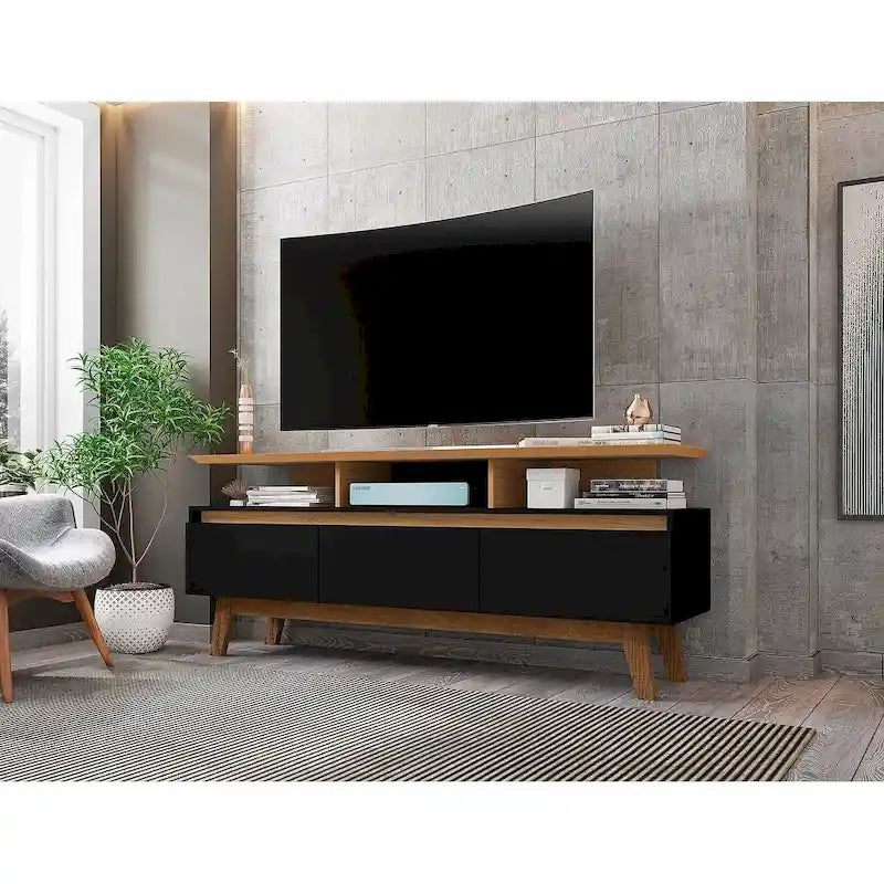 Mid Century Modern Holz-Medienkonsole