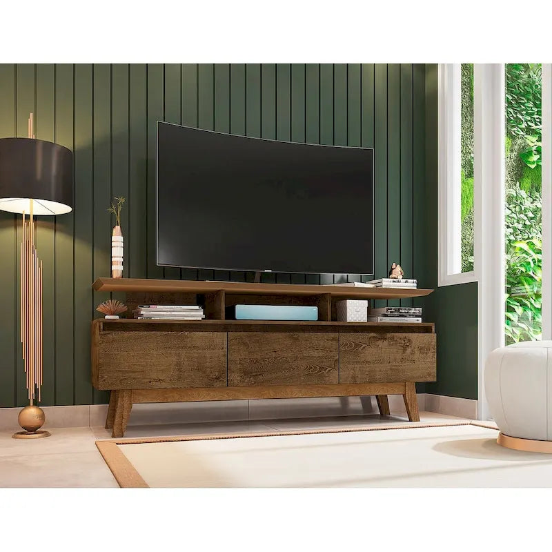 Mid Century Modern Holz-Medienkonsole