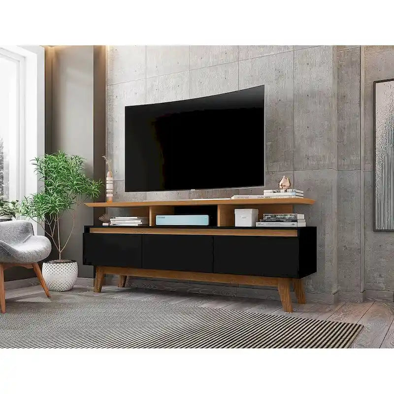Mid Century Modern Holz-Medienkonsole
