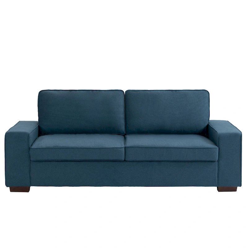 80" Modernes 3-Sitzer-Sofa mit breiten Armlehnen, 200 kg Tragkraft