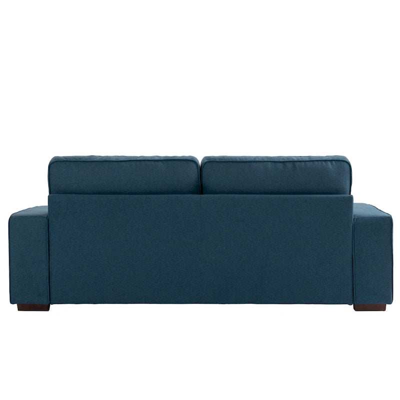 80" Modernes 3-Sitzer-Sofa mit breiten Armlehnen, 200 kg Tragkraft