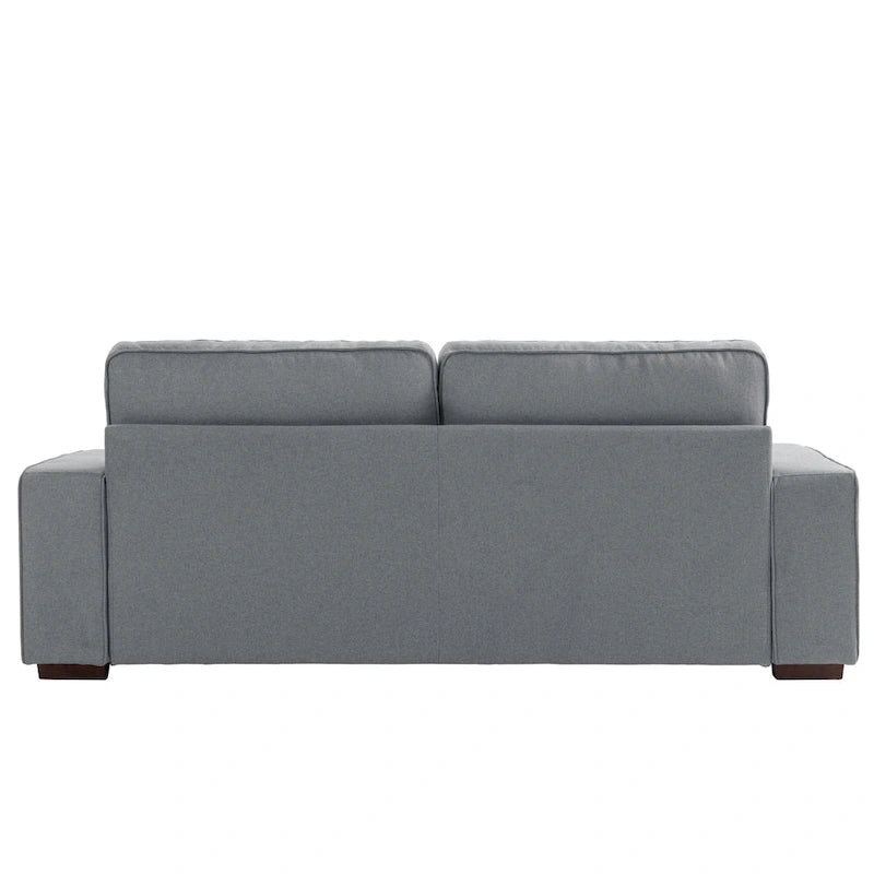 80" Modernes 3-Sitzer-Sofa mit breiten Armlehnen, 200 kg Tragkraft