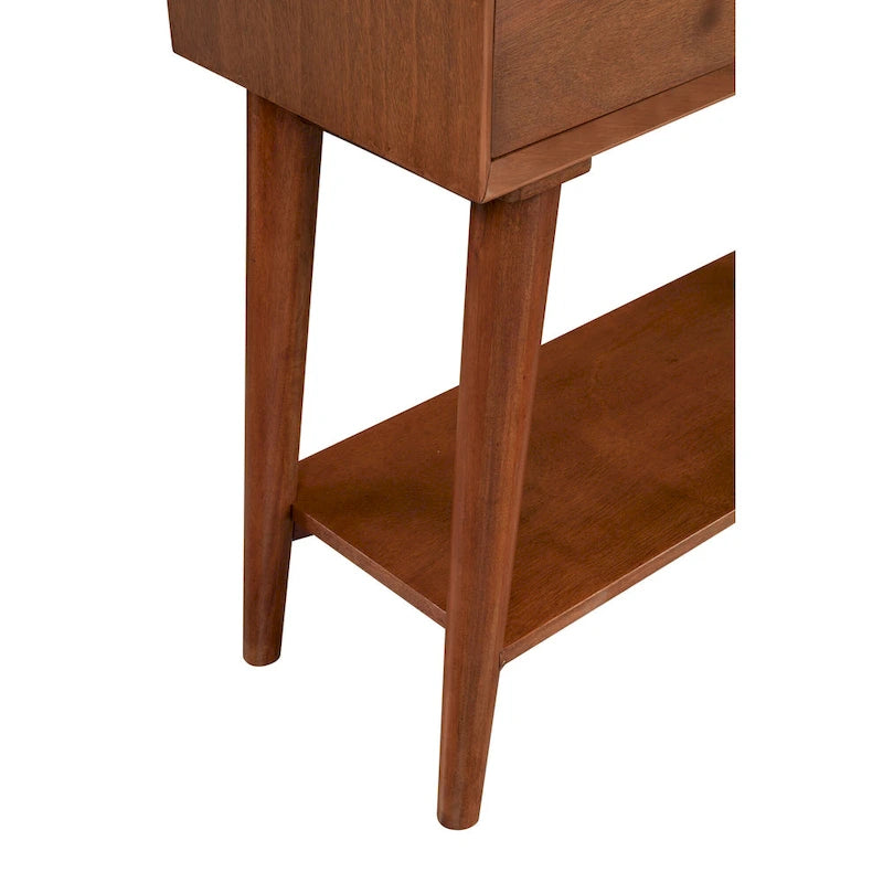 Mid Century Modern Konsolentisch mit 2 Schubladen