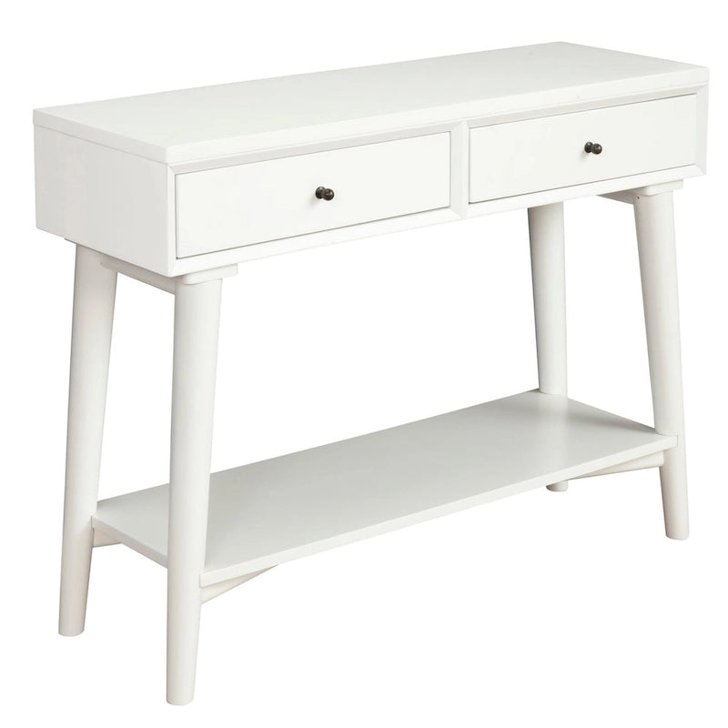 Mid Century Modern Konsolentisch mit 2 Schubladen