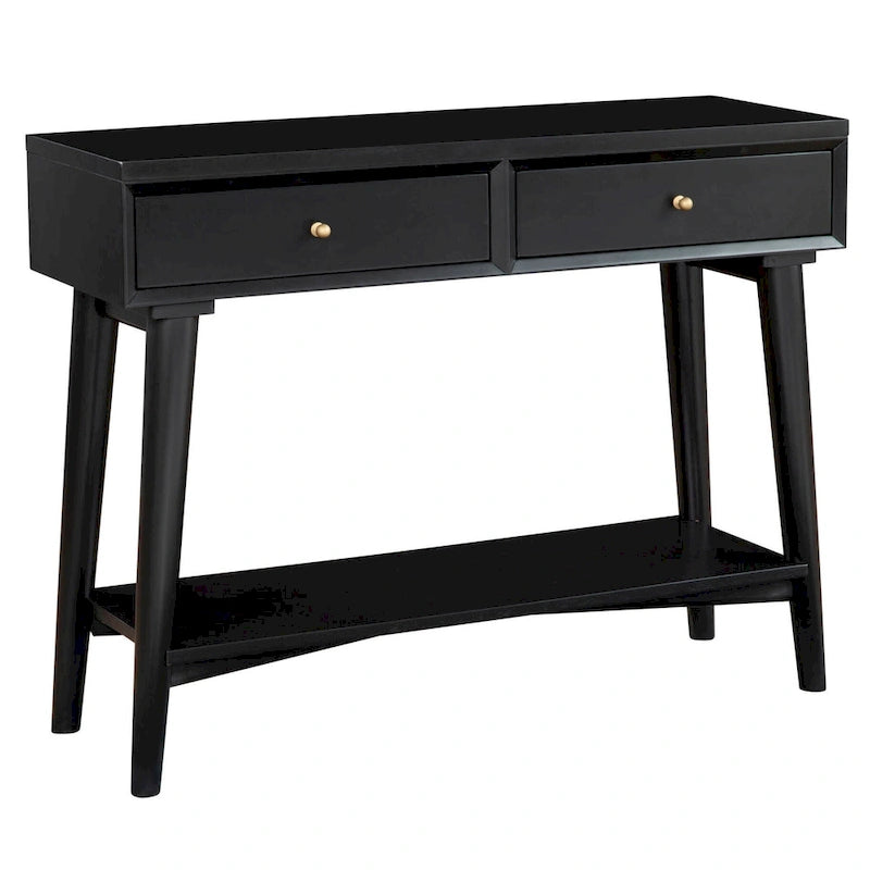 Mid Century Modern Konsolentisch mit 2 Schubladen