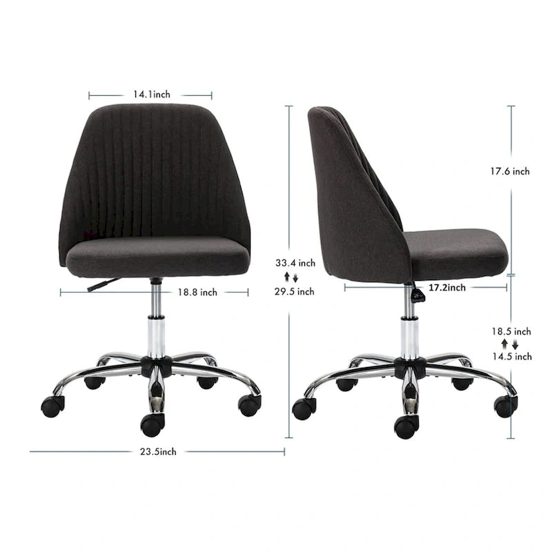 Moderner gepolsterter Home Office Drehstuhl