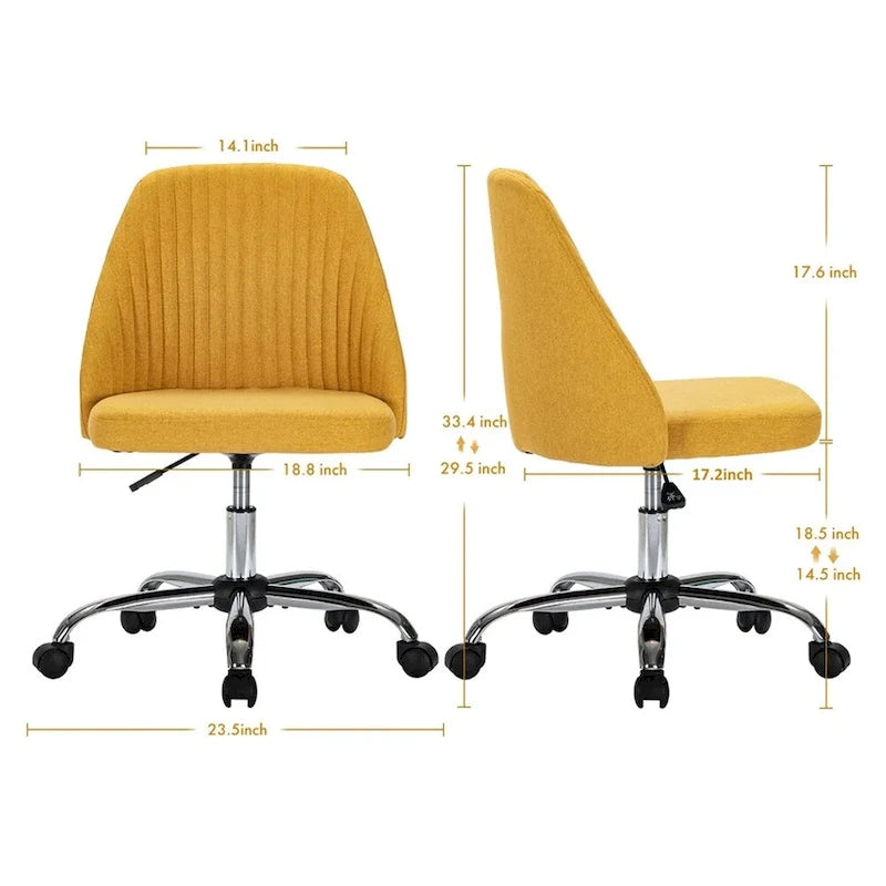 Moderner gepolsterter Home Office Drehstuhl