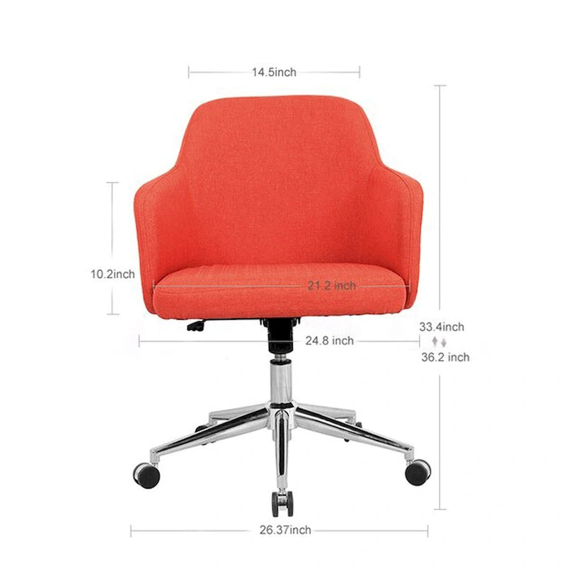 Moderner gepolsterter Home Office Drehstuhl