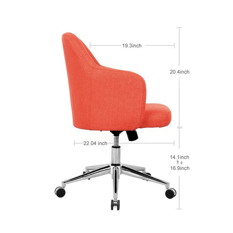 Moderner gepolsterter Home Office Drehstuhl