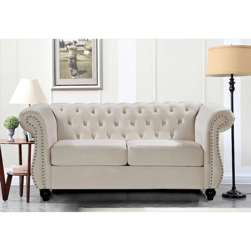 Chesterfield 2-teiliges Sofa- und Loveseat-Set