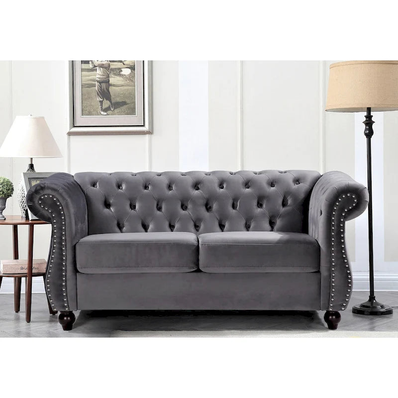 Chesterfield 2-teiliges Sofa- und Loveseat-Set