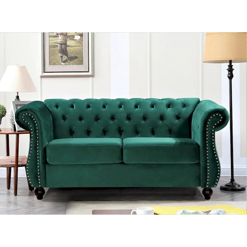 Chesterfield 2-teiliges Sofa- und Loveseat-Set