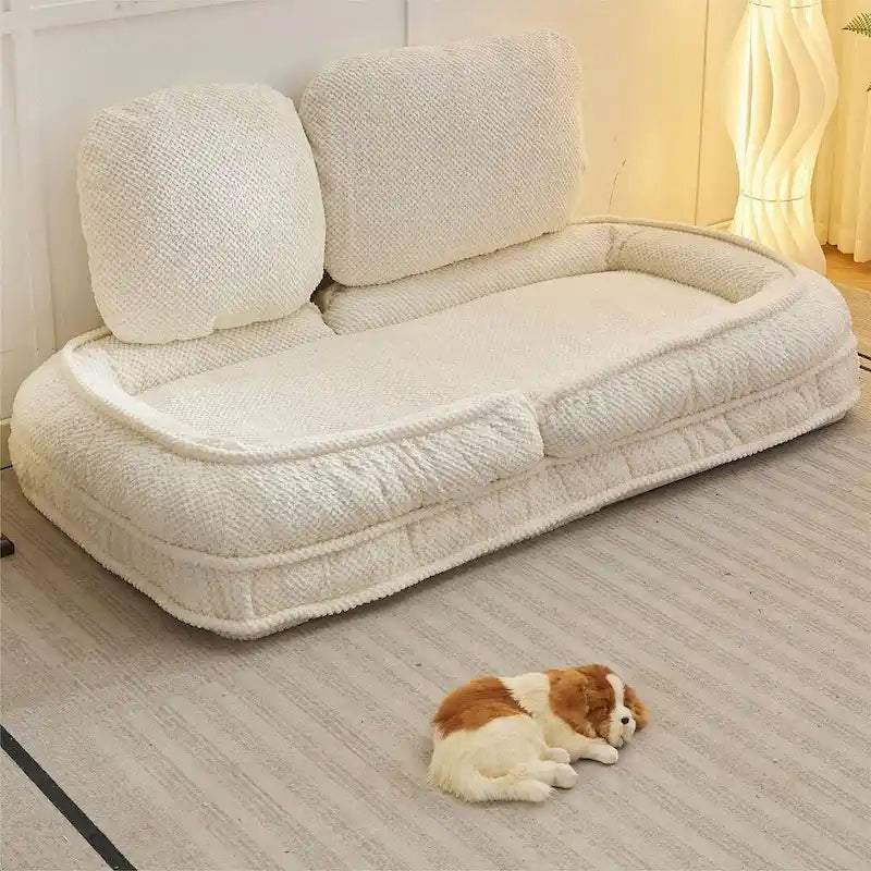 Wandelbarer Flip-Sessel, Bodensessel, Klappsofa mit 5-fach verstellbarer Rückenlehne