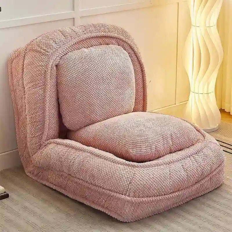 Wandelbarer Flip-Sessel, Bodensessel, Klappsofa mit 5-fach verstellbarer Rückenlehne