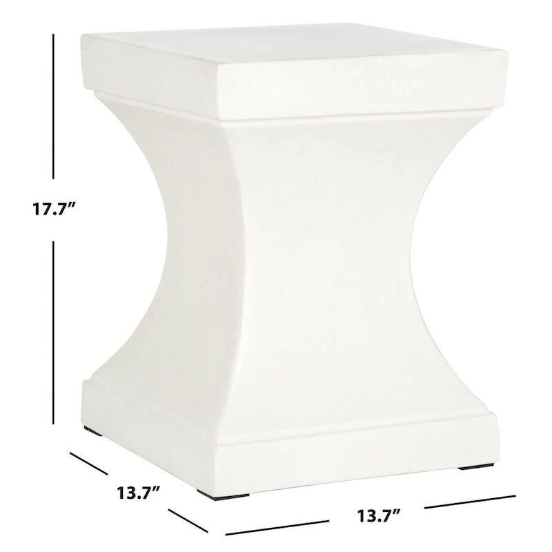 Beton-Akzenttisch für drinnen/draußen – 34,8 x 34,8 x 45 cm