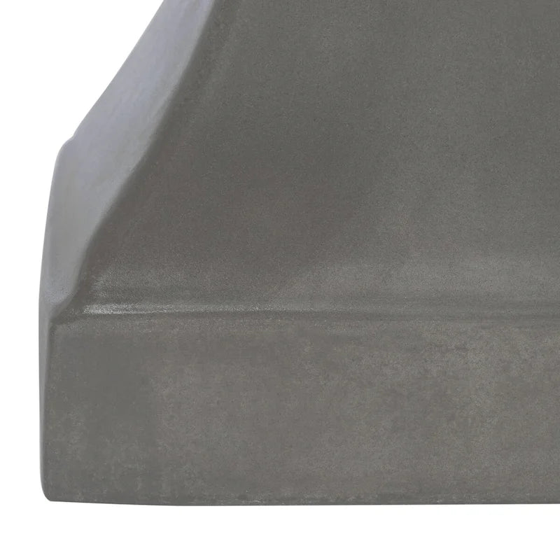Beton-Akzenttisch für drinnen/draußen – 34,8 x 34,8 x 45 cm