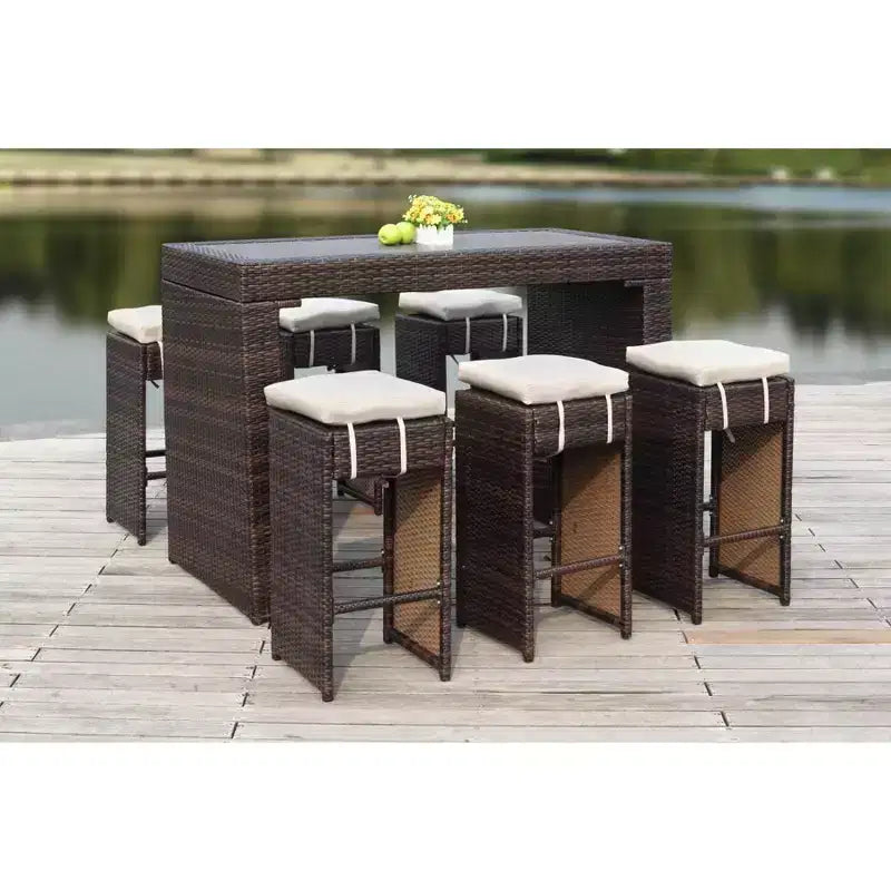 Sanders Bar Set - Indoor/Outdoor - PAT2502 - Safavieh