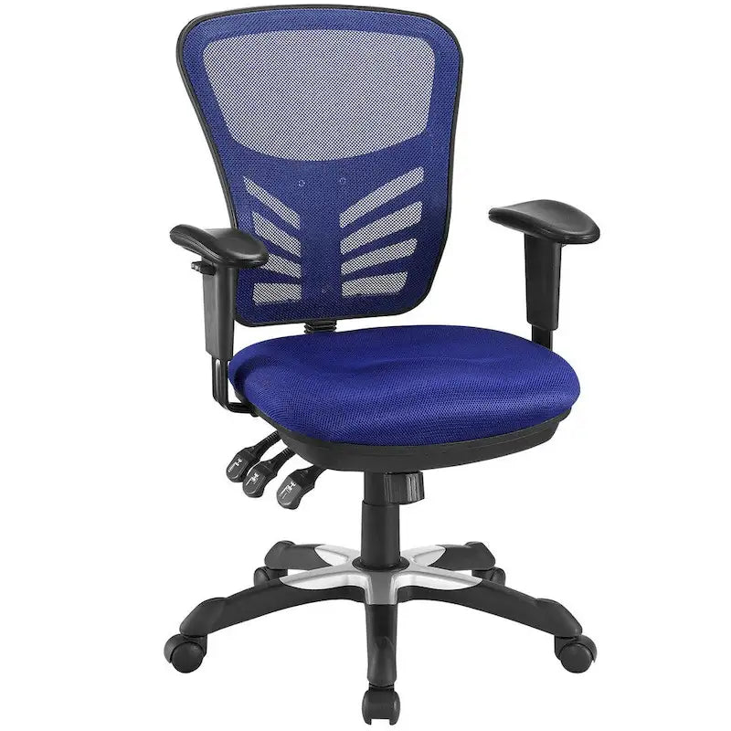 Ergonomischer Bürostuhl mit Netzrückenlehne und verstellbaren Armlehnen