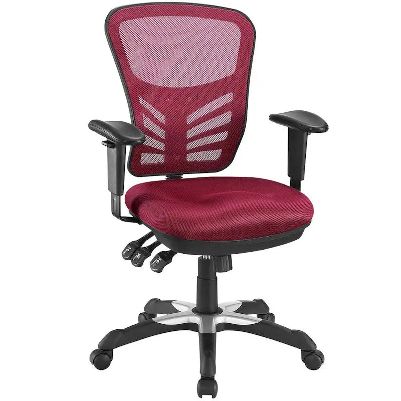 Ergonomischer Bürostuhl mit Netzrückenlehne und verstellbaren Armlehnen