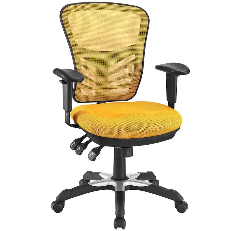 Ergonomischer Bürostuhl mit Netzrückenlehne und verstellbaren Armlehnen