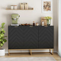 Sideboard mit 3 Türen, Buffetschrank mit Stauraum und verstellbarem Regal