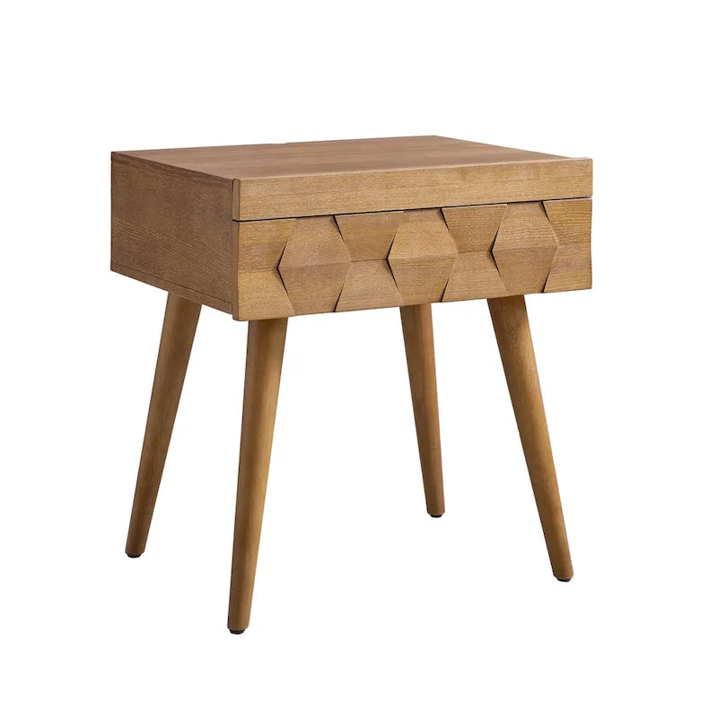 Mid-Century Modern Beistelltisch mit Ladestation