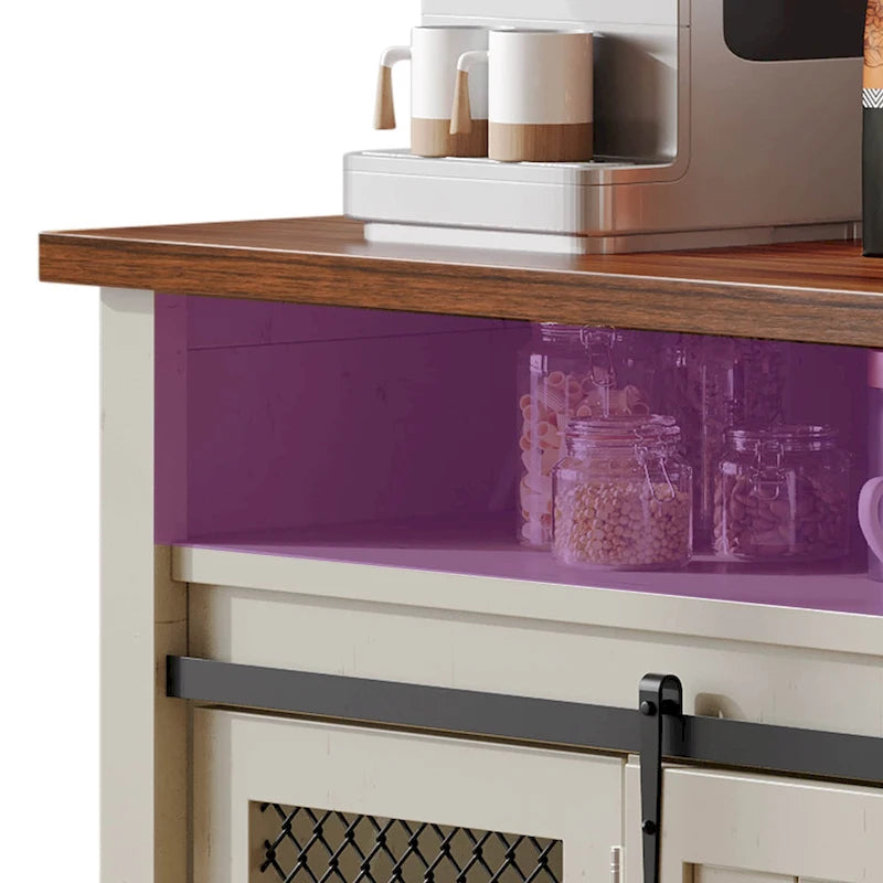 Bauernhaus-Sideboard mit Schiebetüren