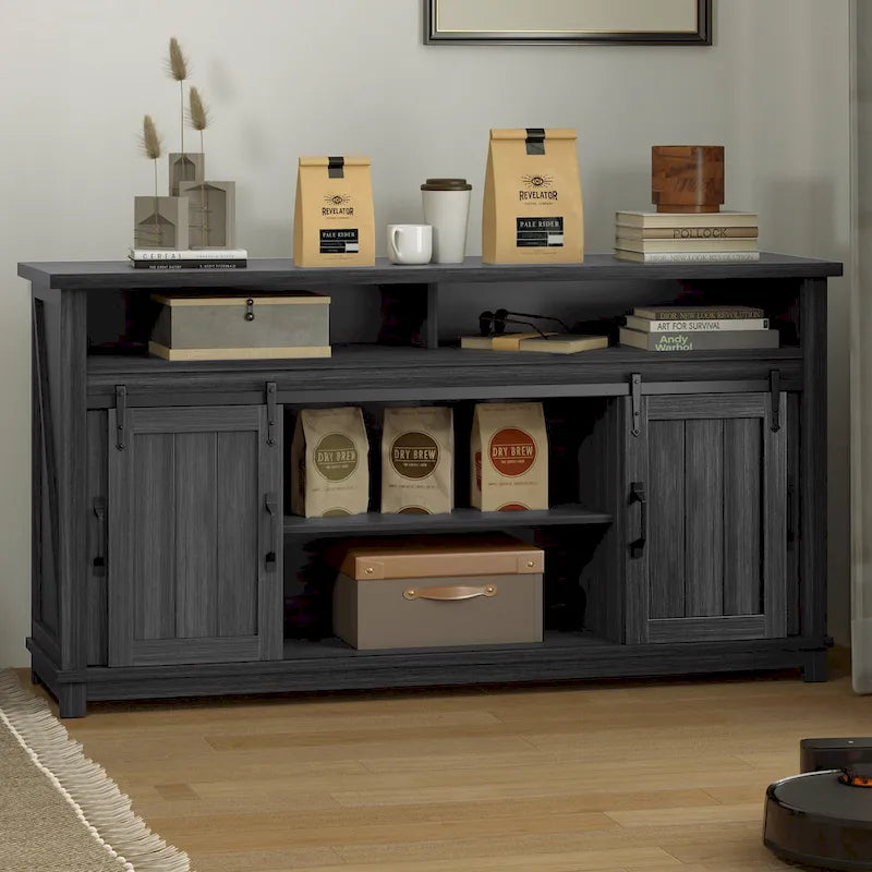 Bauernhaus-Sideboard mit Schiebetüren