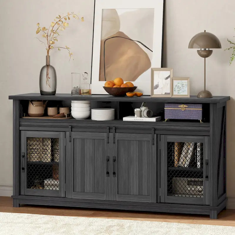 Bauernhaus-Sideboard mit Schiebetüren