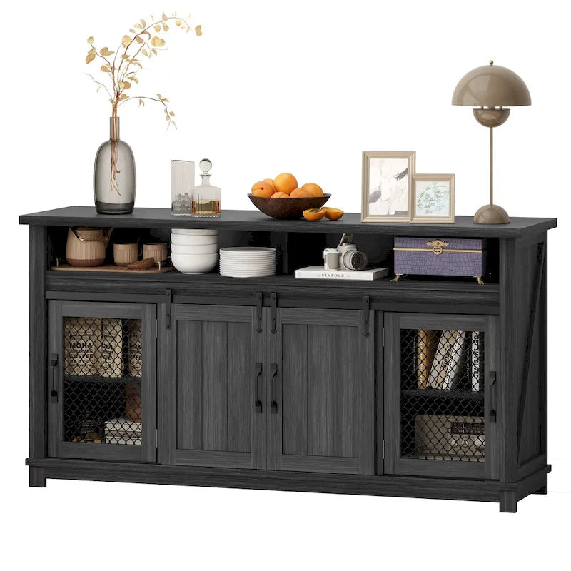 Bauernhaus-Sideboard mit Schiebetüren